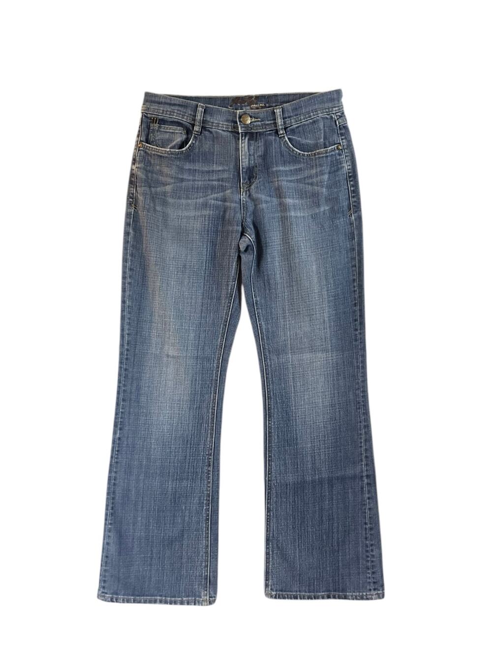 Foster Jeans Co Women's Medium Wash Denim Mid-Rise Bootcut Jeans 31" Inseam SZ 8